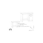 Radni stol Osiris (bijela) - Slika 8