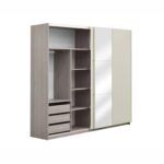 Ormar klizni Elegance AP 230 O (nordik hrast - pijesak sjaj) - Slika 2