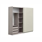 Ormar klizni Elegance AP 230 (nordik hrast -pijesak sjaj) - Slika 2