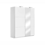 Ormar klizni Elegance AP 180 O (bijelo - sjaj)