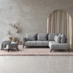 Sjedeća garnitura 275x222 Casablanca (sivo) - Slika 5